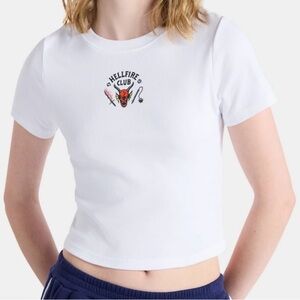 No Boundaries Stranger Things Hellfire Club Graphic Baby Tee XXL